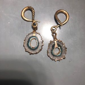 Oracle jewelry stalactite ear weights in gold